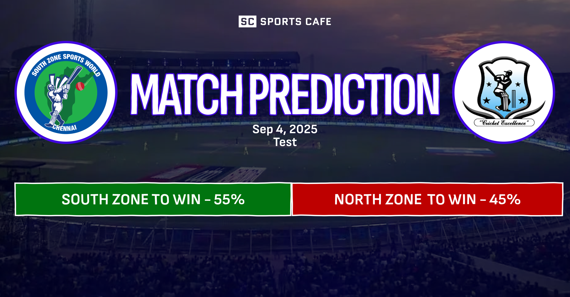 South Zone vs North Zone